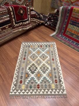 Açık Renk Afgan Kilimi