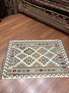 Açık Renk Afgan Kilimi