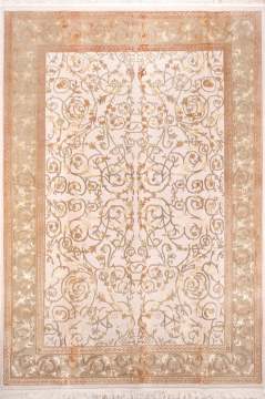 Sıkı Dokuma İpekli  El Halısı