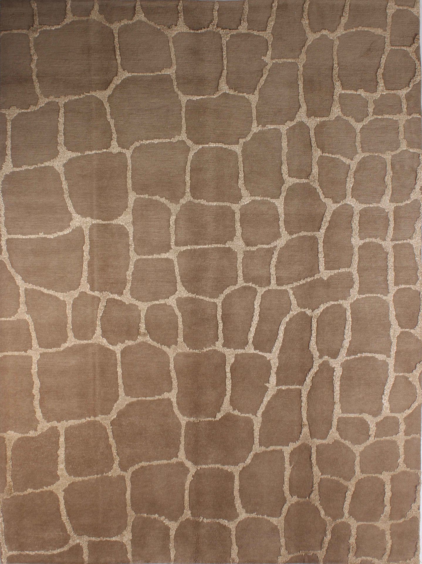 İpek Desenli Modern Halı