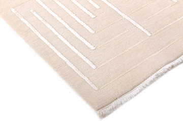 Modern Bej El Halısı