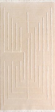 Modern Bej El Halısı