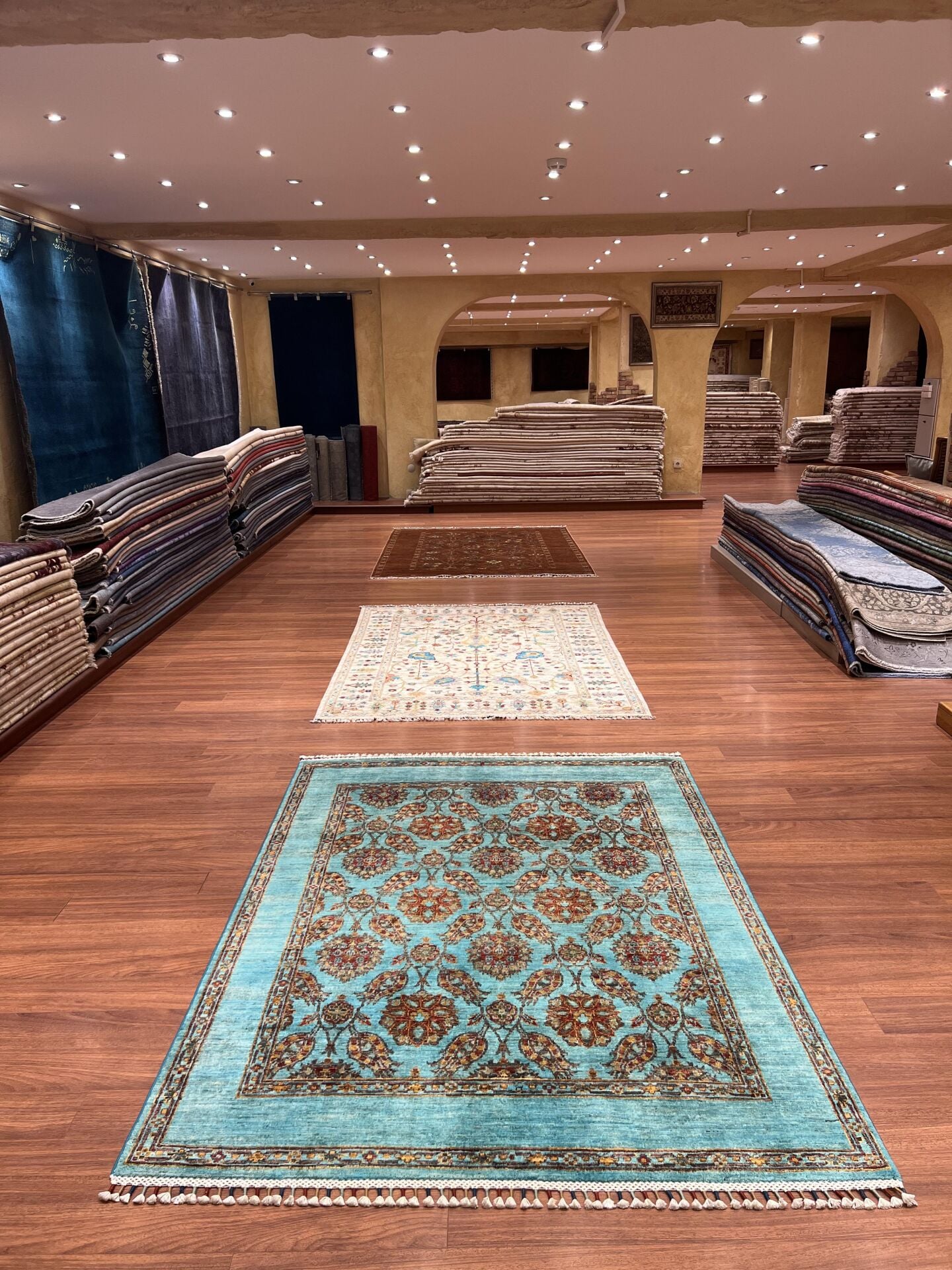 Turkuaz Renk Sultani Halısı