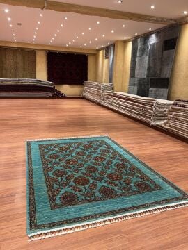 Turkuaz Renk Sultani Halısı