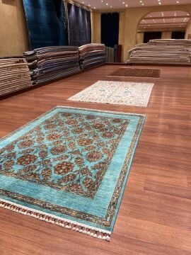 Turkuaz Renk Sultani Halısı