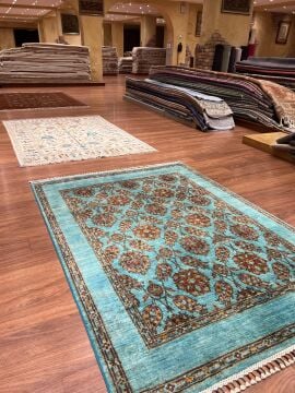 Turkuaz Renk Sultani Halısı