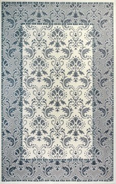 Gri Kenarlı Salon Halısı