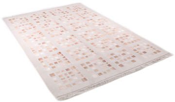 Modern Geometrik Desenli El Halısı