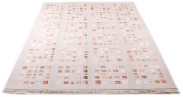 Modern Geometrik Desenli El Halısı