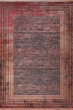 Turuncu Modern Bambu Halı