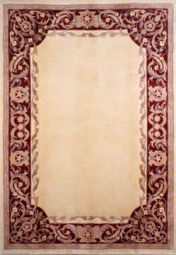 Ortası Desensiz Yün Salon Halısı