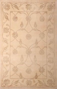 Desenleri İpek İnce Tibet El Halısı