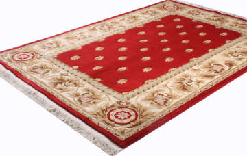 Ortası Kırmızı Salon Halısı