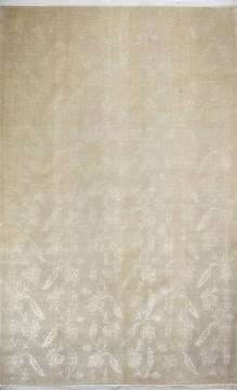 İnce Dokuma Yaprak Desenli El Halısı