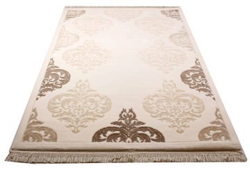 Açık Renk Yünlü Makine Halısı