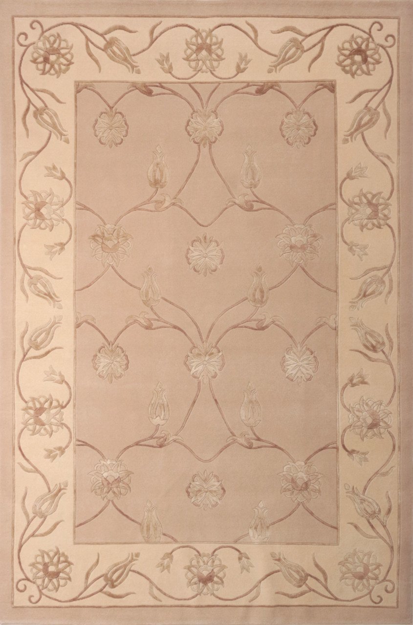 Desenleri İpek İnce Tibet El Halısı