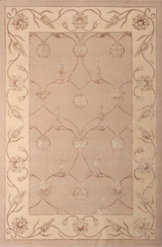 Desenleri İpek İnce Tibet El Halısı