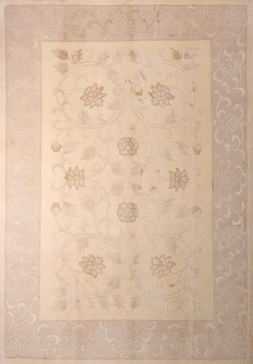 Desenleri İpek İnce Tibet El Halısı