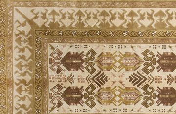 Desenleri İpekli Kazak Halısı