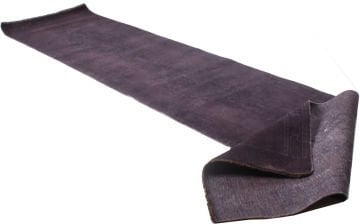 Vintage Siyah Uzun Yolluk Halı