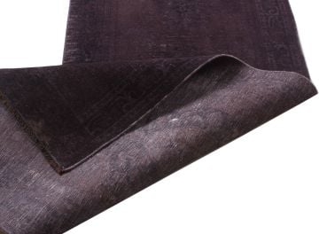 Vintage Siyah Uzun Yolluk Halı