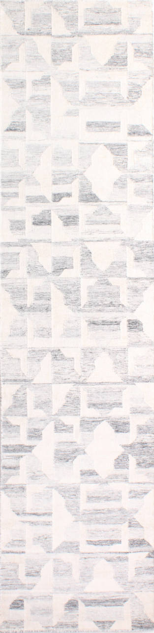 Gri Beyaz Kilim Koridor Halısı