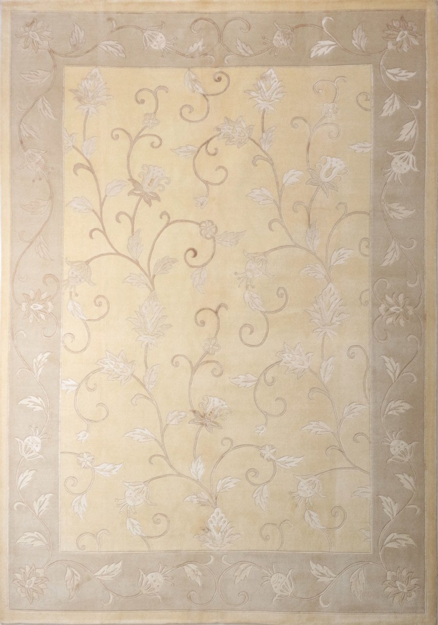 Desenleri İpek İnce Tibet El Halısı