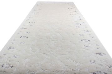 Beyaz Nepal Yolluk Halısı