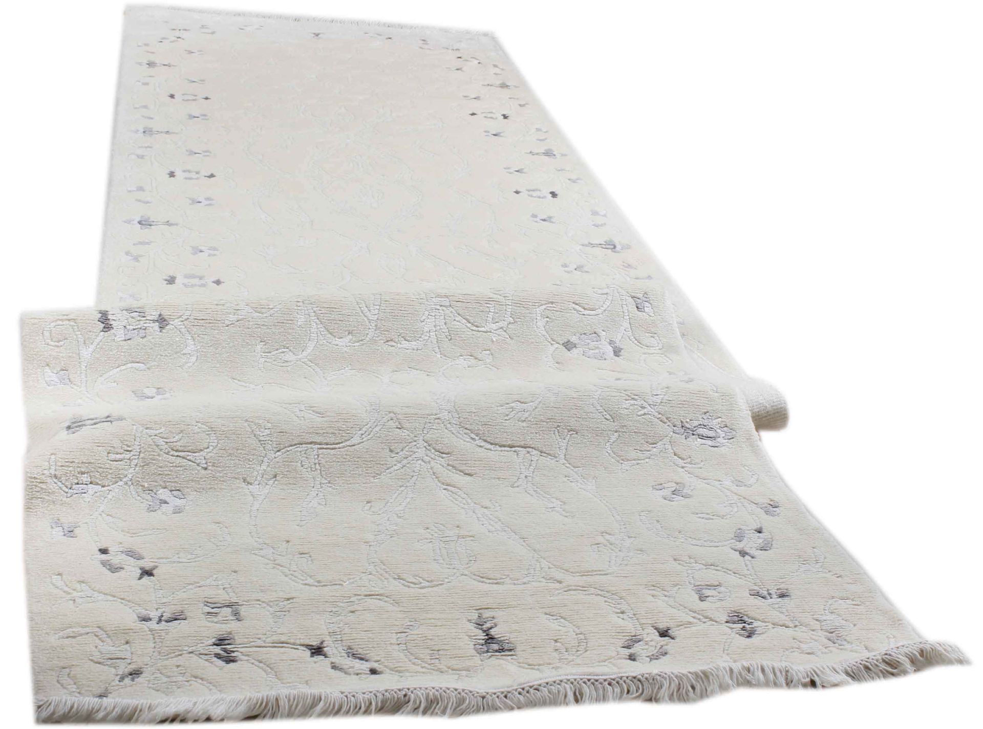 Beyaz Nepal Yolluk Halısı