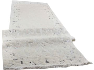 Beyaz Nepal Yolluk Halısı