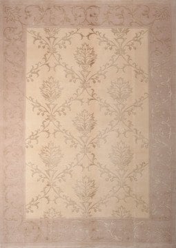 Desenleri İpek İnce Tibet El Halısı