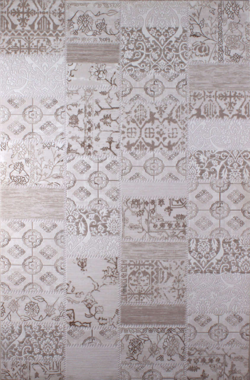 Patchwork Desenli Makine Halısı