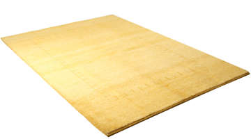 Az Desenli Sarı El Halısı