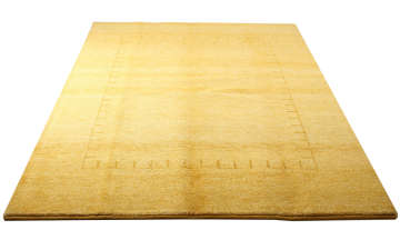 Az Desenli Sarı El Halısı