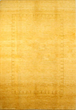 Az Desenli Sarı El Halısı