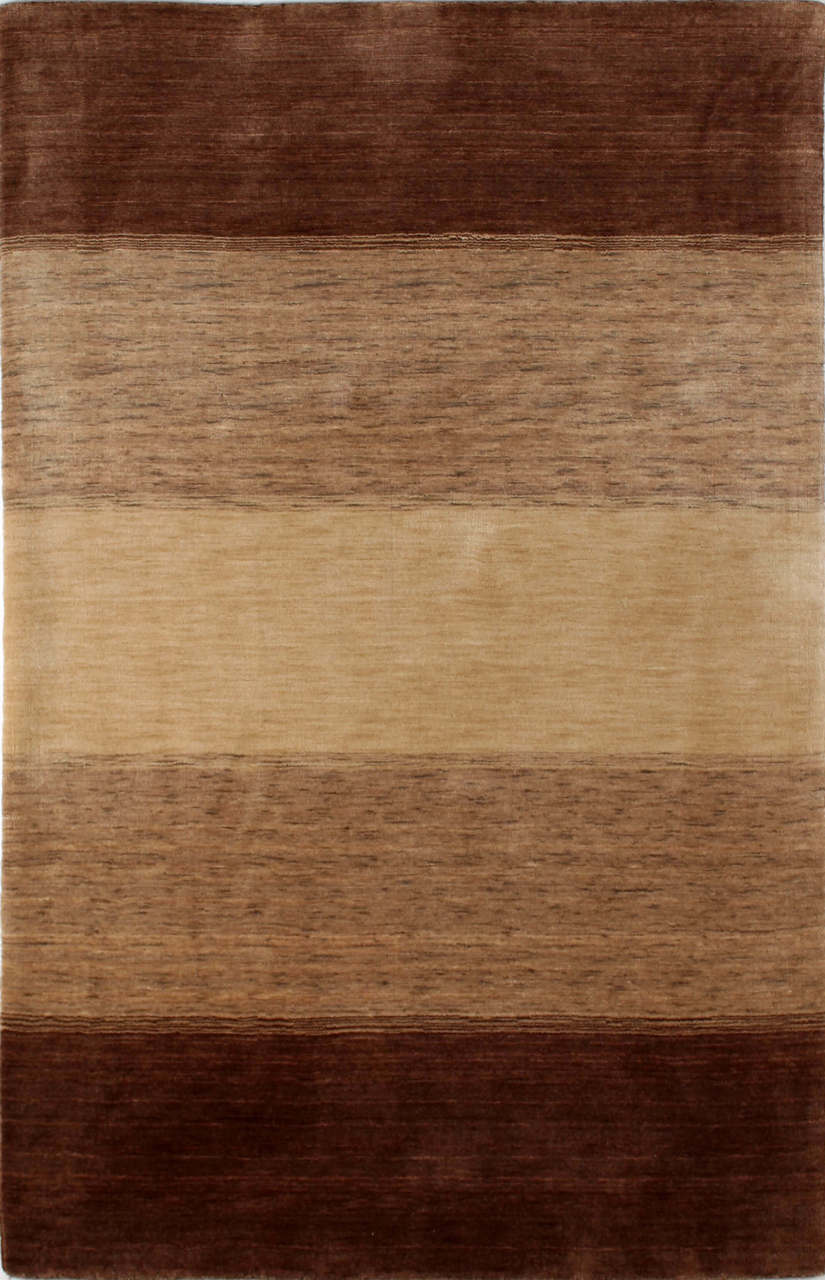 Kahverengi Modern El Halısı