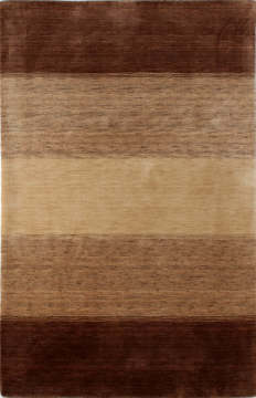 Kahverengi Modern El Halısı