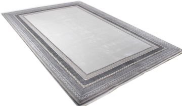 Plain Striped Bamboo Rug