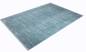 Desensiz Parlak Turkuaz Halı