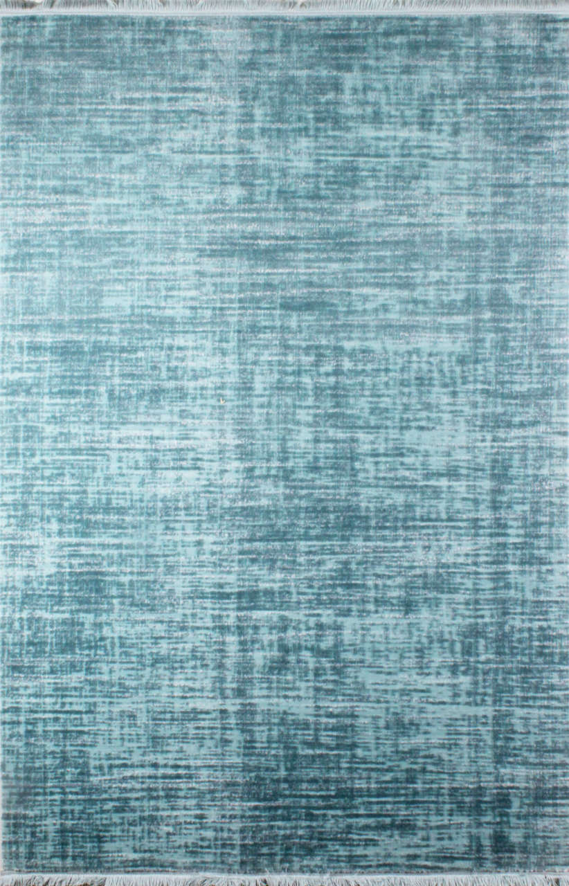 Desensiz Parlak Turkuaz Halı