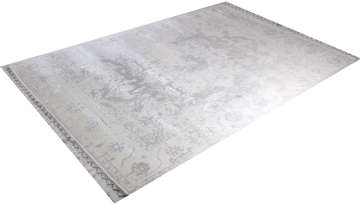 Silik Desenli Yeşil ve Bronz Rengi Halı 1.60 x 2.30