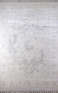 Silik Desenli Yeşil ve Bronz Rengi Halı 1.60 x 2.30