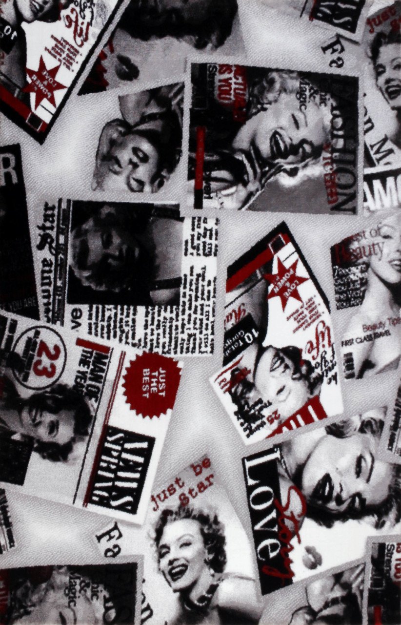 Marilyn Monroe Desenli Pop Art Halı