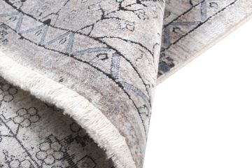 Antique Bamboo Carpet with Uşak Pattern