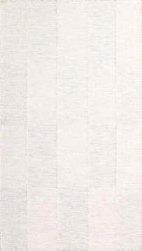 Kareli Beyaz Kilim Koridor Halısı