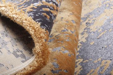 Gold Renkli Bambu Halı