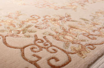 Neo Klasik Motifli İpek Desenli Halı 1.20 x 1.80