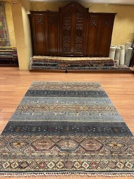 Gri Renk Afgan Halısı