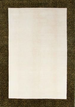 Kenarı Leopar Desenli El Halısı