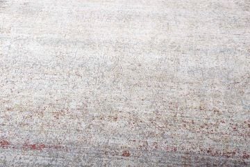 Eskitme Çerçeveli Renkli Bambu Halı